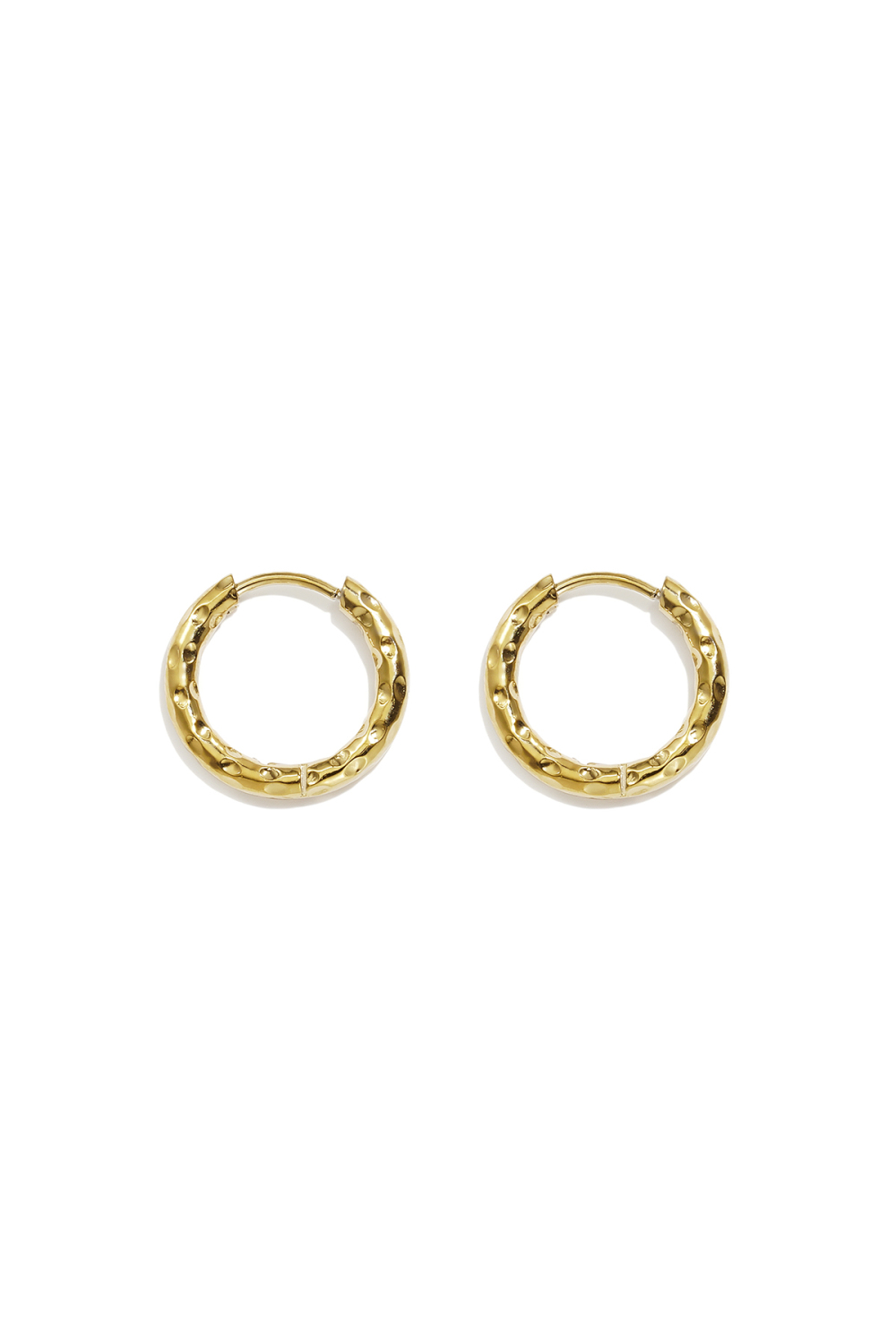 Boucles D'Oreilles Créoles En Acier Inoxydable, Style Simple Et Quotidien, Collection De Bijoux Pour Femmes Image5