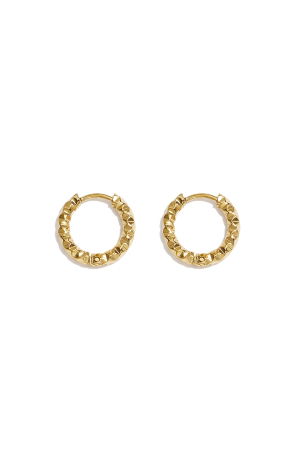 Boucles D'Oreilles Créoles En Acier Inoxydable, Style Simple Et Quotidien, Collection De Bijoux Pour Femmes h5 