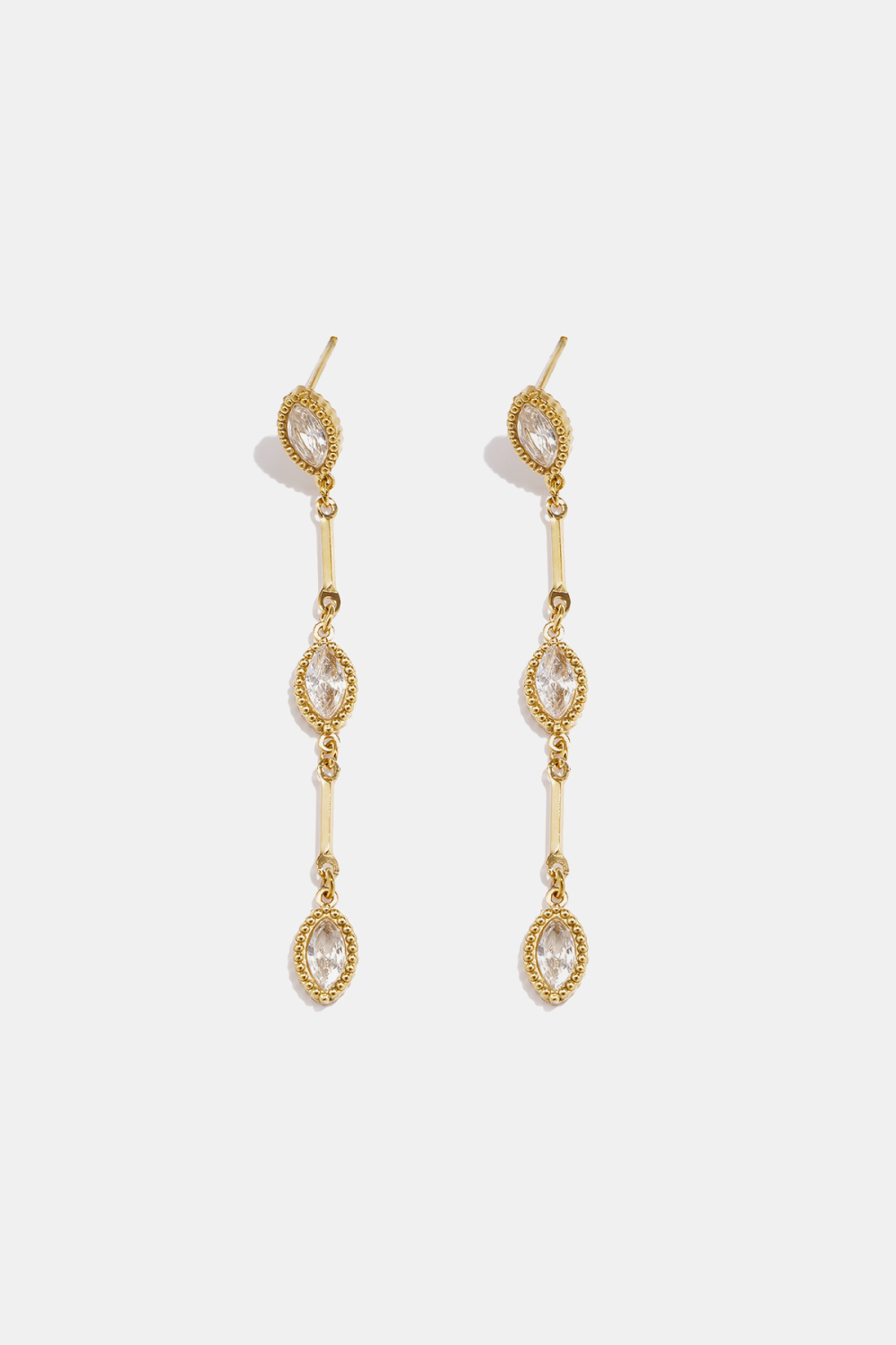 Boucles D'Oreilles Pendantes En Acier Inoxydable, Forme Elliptique, Style Décontracté, Collection Simple Pour Femmes 