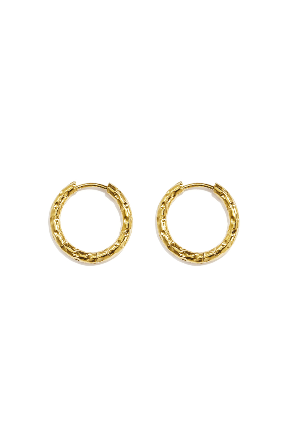 Boucles D'Oreilles Créoles En Acier Inoxydable, Style Simple Et Quotidien, Collection De Bijoux Pour Femmes Image6