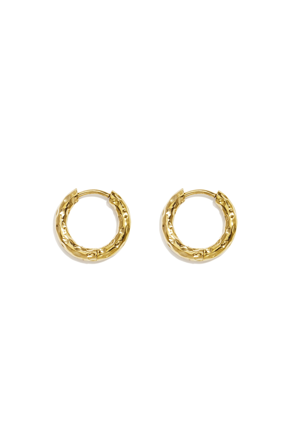 Boucles D'Oreilles Créoles En Acier Inoxydable, Style Simple Et Quotidien, Collection De Bijoux Pour Femmes 