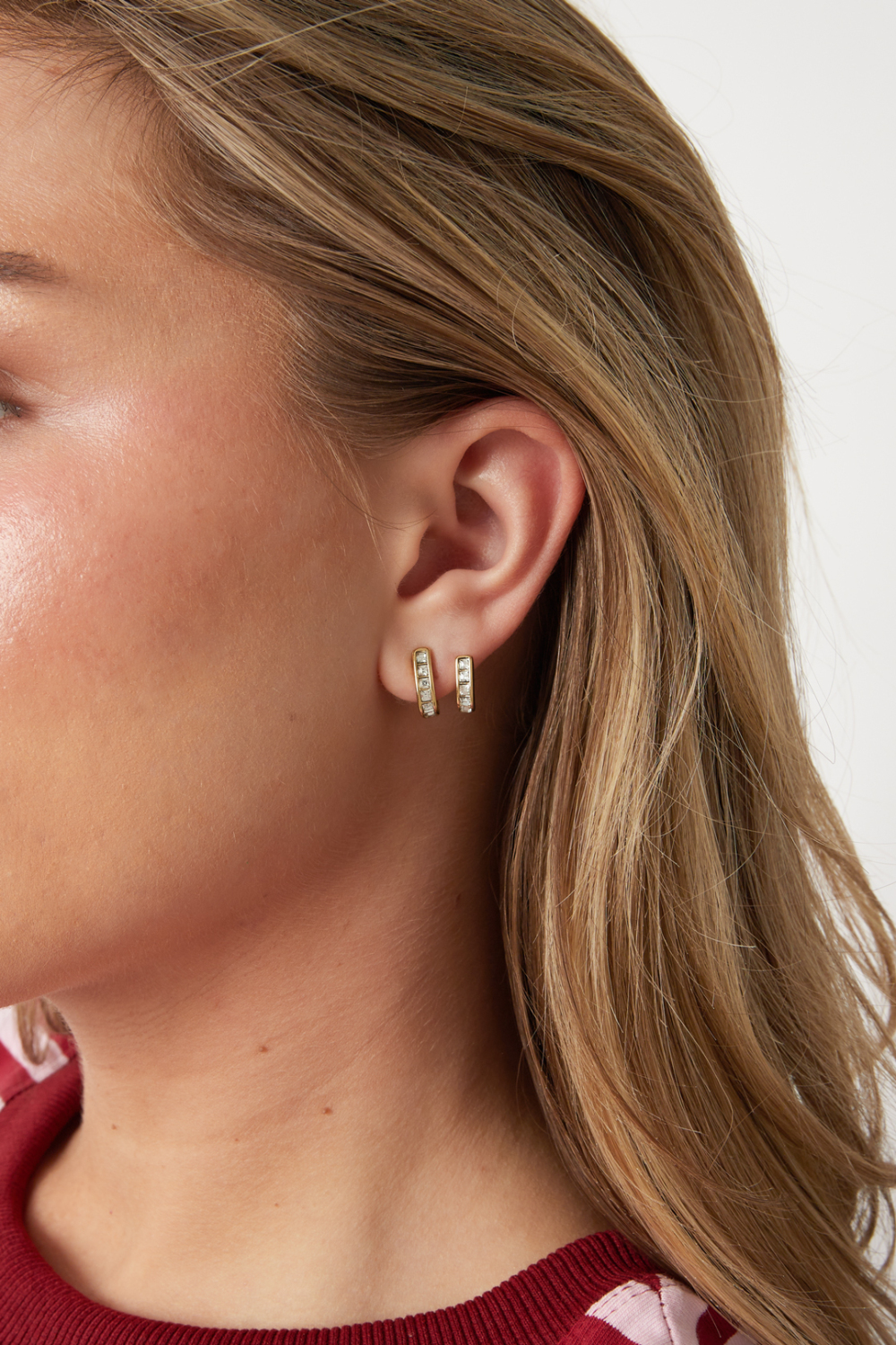Boucles D'Oreilles À Double Effet Et Zirconias h5Image3