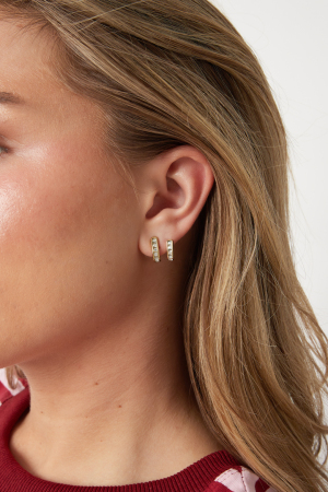 Boucles D'Oreilles À Double Effet Et Zirconias h5 Image3