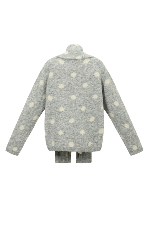 Le Pull À Écharpe À Pois Poilus h5 Image3