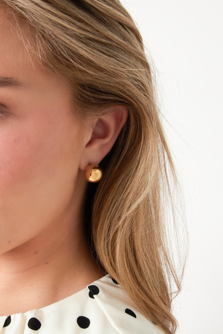 Boucles d'oreilles sphériques saisissantes 2
