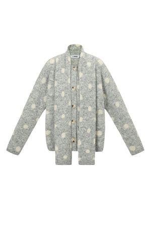 Le Pull À Écharpe À Pois Poilus h5 