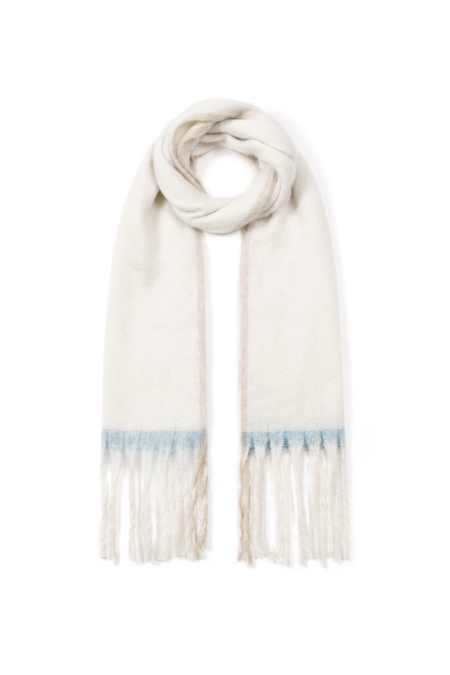 Écharpes D'Hiver Unies En Polyester Simple, Accessoires Du Quotidien 2