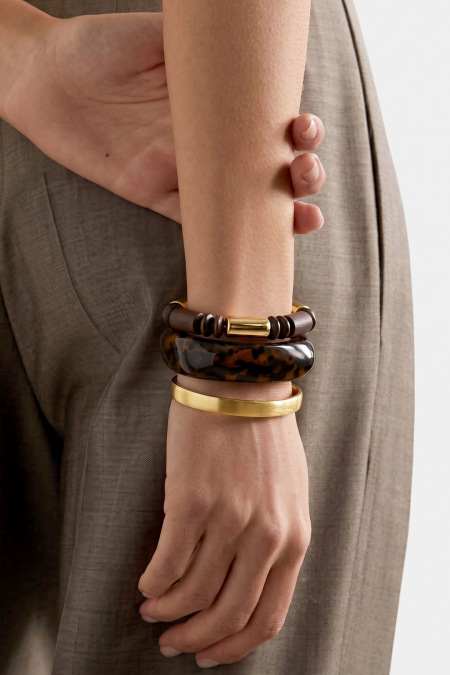 Bracelets en perles de bois, style rétro, collection simple pour tous les jours, bijoux pour femmes 2
