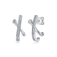 couleur argent/0.03CTW 