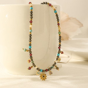 Colliers De Perles Rétro En Pierres Naturelles Pour Femmes, Collection Classique h5 Image3