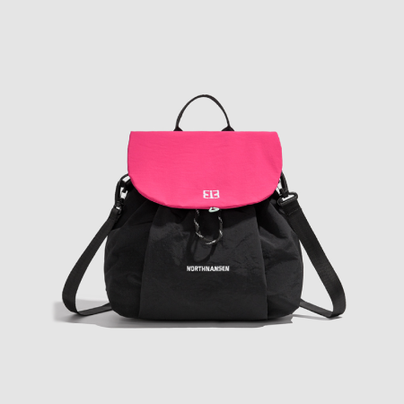 Sac à dos pour femme en nylon multicolore style sportif