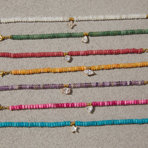 Bracelets De Perles Élégants Pour Femmes, Collection Romantique, En Perles De Zircon Et Pierres Naturelles. h5 Image2