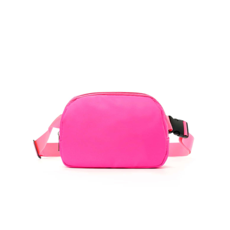 Sac banane femme en polyester, style sportif, couleur unie 2