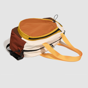 Sacs De Sport Et De Voyage En Nylon Patchwork Multicolore Style Sportif h5 Image3