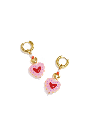 Boucles D'Oreilles En Acier Inoxydable Avec Perles En Forme De Cœur, Collection Daily Simple, Bijoux Pour Femmes h5 