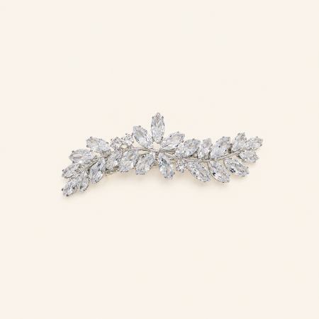 Pinces à cheveux élégantes en alliage et strass, collection luxueuse