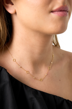 Colliers Pendentifs En Acier Inoxydable Clover, Collection Daily Simple, Bijoux Pour Femmes h5 Image2
