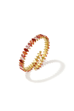 Bracelet Manchette En Acier Inoxydable, Forme Elliptique, Collection Simple Daily Simple, Bijoux Pour Femmes h5 