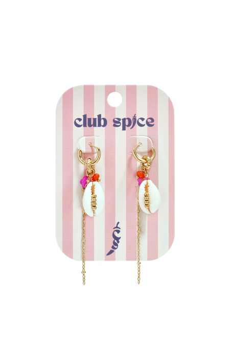 Boucles d'oreilles pendantes en acier inoxydable, coquillage, collection Simple Simple, bijoux pour femmes 2