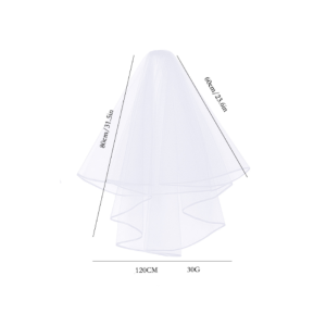 Collection Romantique, Nœud Papillon Élégant En Organza Uni Avec Perles Artificielles, Coiffe De Mariée, Voile De Mariée h5 Image2