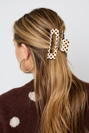 Pinces À Cheveux À Pois, Accessoires Du Quotidien En Pvc h5 Image2