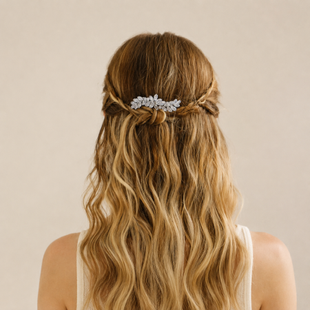 Pinces à cheveux élégantes en alliage et strass, collection luxueuse 2
