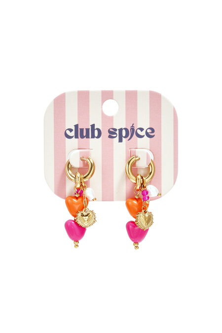 Boucles d'oreilles en acier inoxydable avec perles en forme de cœur, collection Sweet Daily Romantic, bijoux pour femmes 2