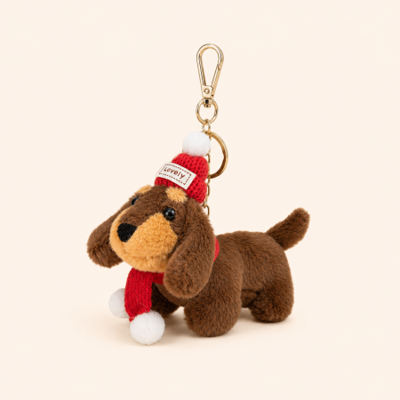 Breloques pour sac PP Simple Series Cute Christmas Teckel Color Mixte Couleur PP