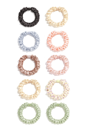 Élastiques À Cheveux Unis En Polyester, Accessoires Du Quotidien h5 Image2