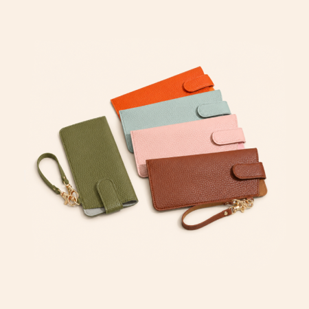 Étui de rangement pour lunettes de soleil Simple Series Daily Solid Color de qualité supérieure en PU