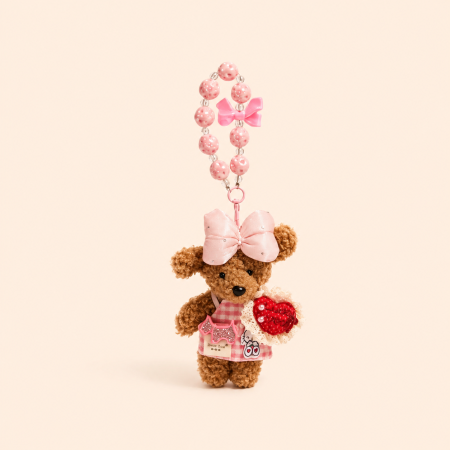 Collection luxueuse de perles de sac PP en forme de cœur, d'animal et de nœud papillon mignons.