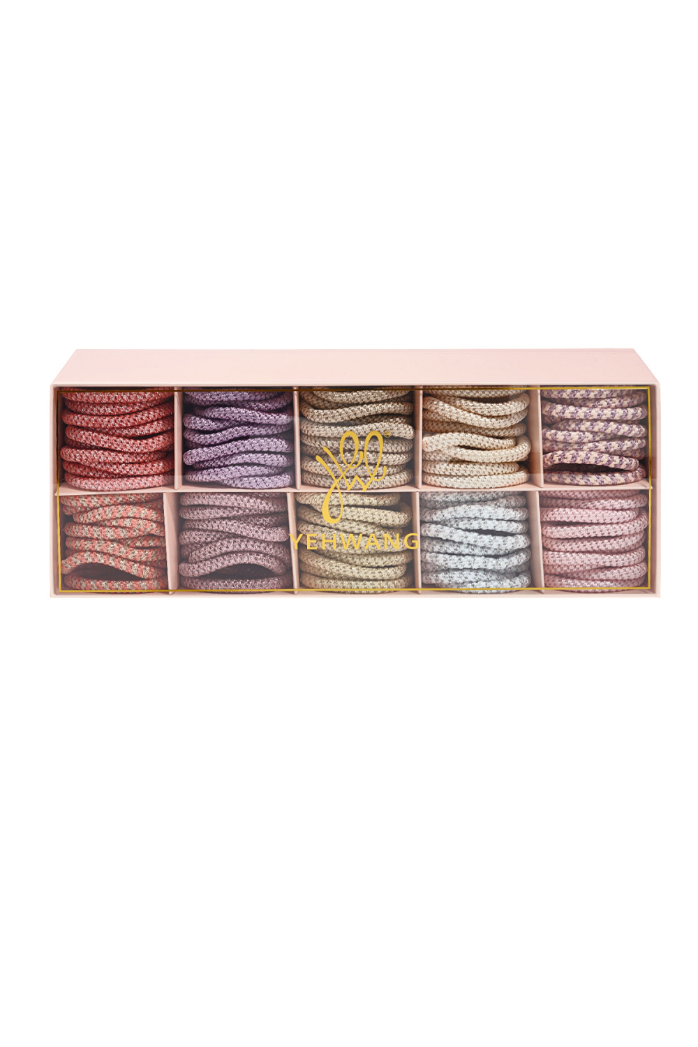 Élastiques À Cheveux Multicolores En Polyester Simple, Accessoires Du Quotidien 