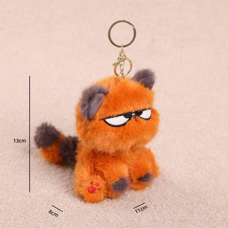 Breloques Pour Sac Pp En Forme D'Animal Mignon, De Couleur Unie Et De Dessin Animé, De La Série Simple 