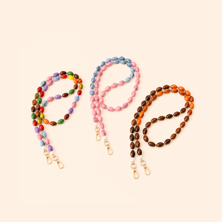 Chaîne de téléphone Simple Series Casual Beads en acrylique multicolore 2