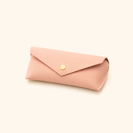 Étui à lunettes de soleil Simple Series Daily couleur unie en PU 2