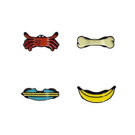 Lunettes de soleil en résine style océanique, motif animaux et fruits, collection Simple Series. Accessoires 2