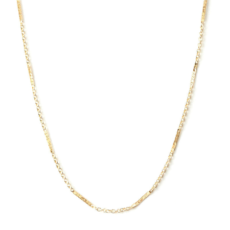 Colliers pour femmes en argent sterling 925 couleur or, collection Simple Series Daily Chain
