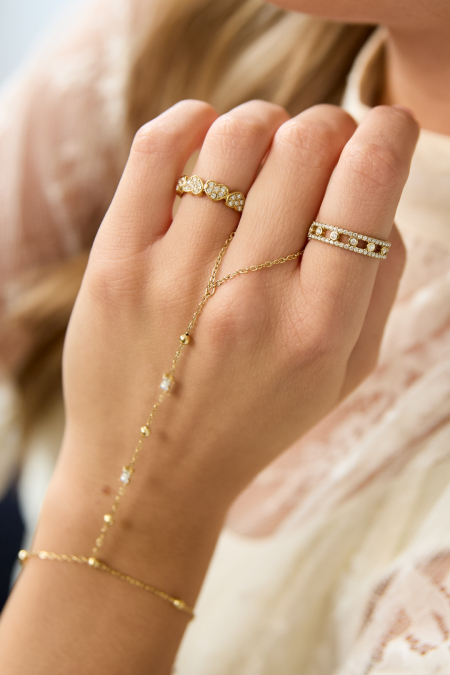 Bague minimaliste en acier inoxydable, style cercle, collection Daily Simple, bijoux pour femmes 2