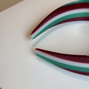 Bandeaux À Cheveux En Acétate De Couleur Mélangée, Collection Simple Series Daily Stripe h5 Image4