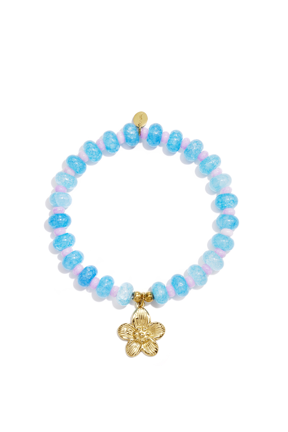 Bracelets En Perles De Verre À Motif Floral, Collection Décontractée Et Simple Pour Femmes h5Image4