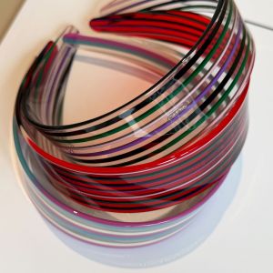 Bandeaux À Cheveux En Acétate De Couleur Mélangée, Collection Simple Series Daily Stripe h5 Image3