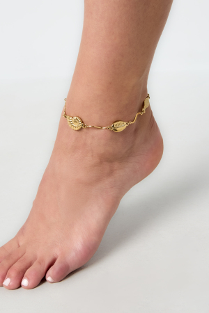 Bracelet De Cheville En Acier Inoxydable, Motif Coquillage, Collection Vacances Et Quotidien, Bijoux Pour Femmes h5 Image2