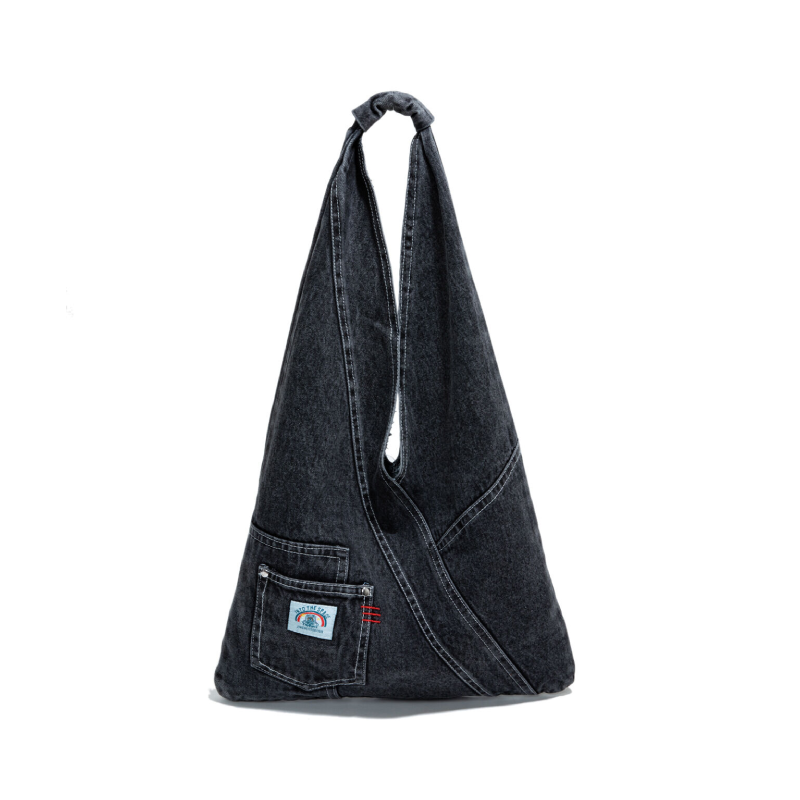 Sacs À Bandoulière Trapèze Pour Femmes, Style Patchwork Décontracté, Couleur Unie, En Toile Patchwork. Image2