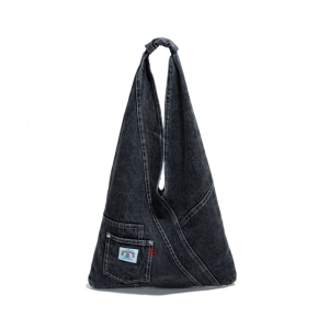 Sacs À Bandoulière Trapèze Pour Femmes, Style Patchwork Décontracté, Couleur Unie, En Toile Patchwork. h5 Image2