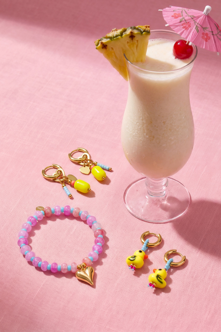 Bracelets en perles de verre à motif floral, collection décontractée et simple pour femmes 2