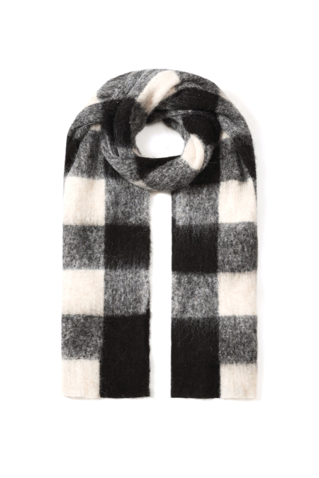 Écharpes d'hiver à carreaux, simples, en polyester, accessoires du quotidien 2