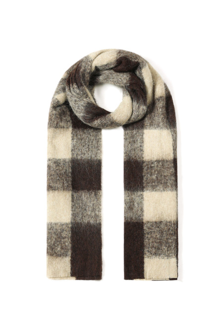 Écharpes d'hiver à carreaux, simples, en polyester, accessoires du quotidien