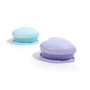 Peignes En Plastique Uni Couleur Cœur De La Série Simple Daily h5 Image4