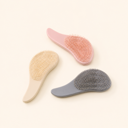 Peignes en plastique Simple Series Daily de forme irrégulière, couleur unie et dégradée