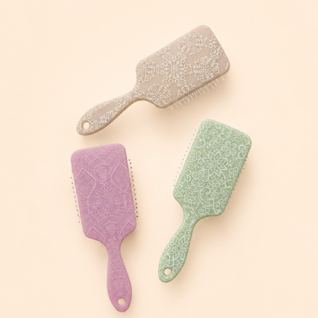 Peignes en plastique uni couleur bohème, collection Simple Series 2